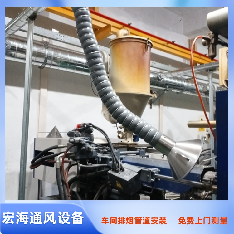南昌工厂排烟风管加工 九江车间排烟管道安装 景德镇车间除尘排烟风管安装